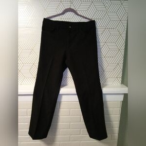 Wrangler Men's Black Ranch Dress Pants, polyester
